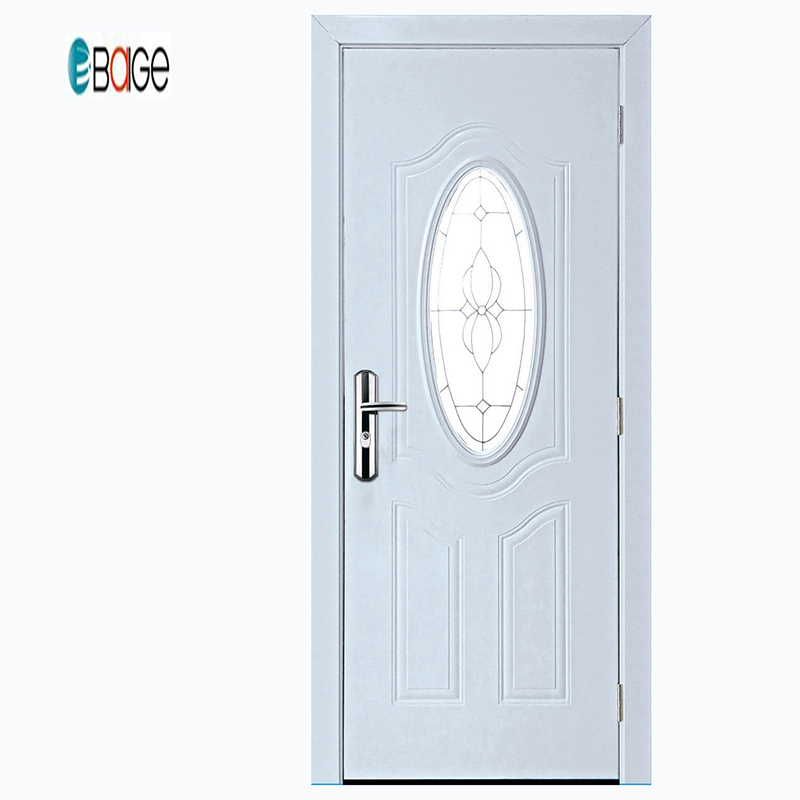Baige American Steel Door / Door Entry Hierro forjado / Diseño de puerta de seguridad con parrilla